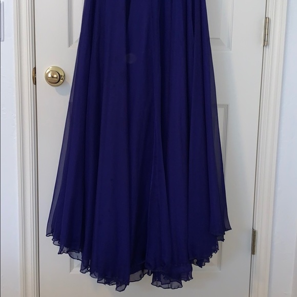 Sherri Hill Purple Prom Dress - Picture 4 of 8